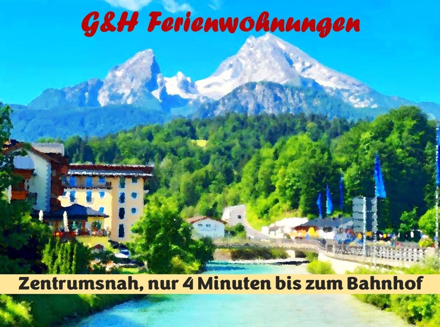 G & H Ferienwohnungen Appartement Almrausch Berchtesgaden Eksteriør billede
